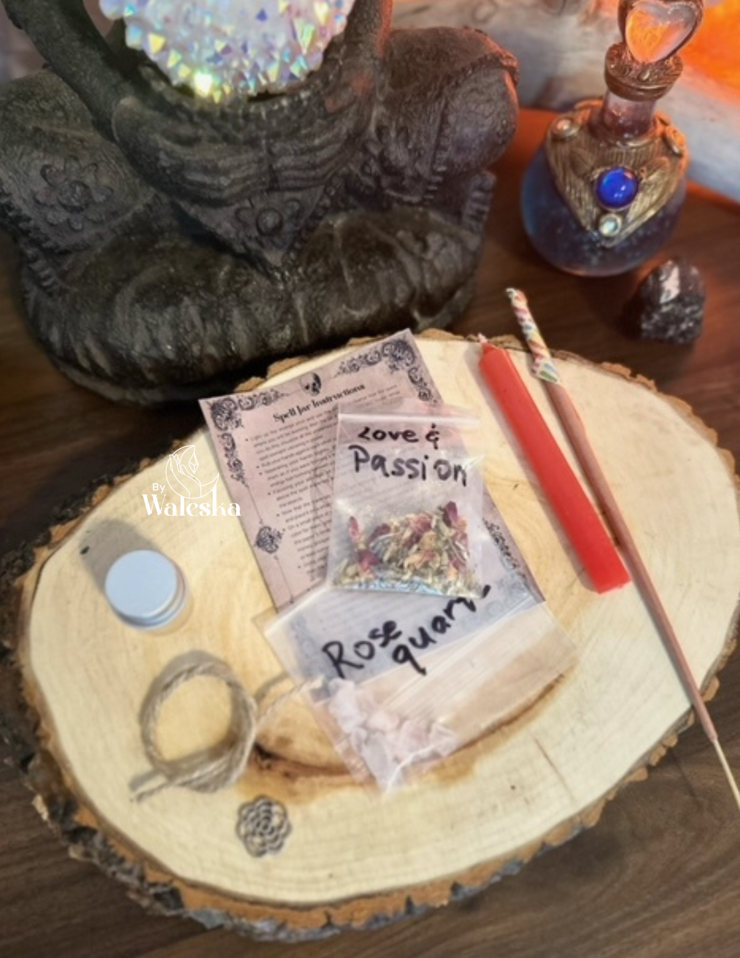 Love and Passion Spell Jar Kit