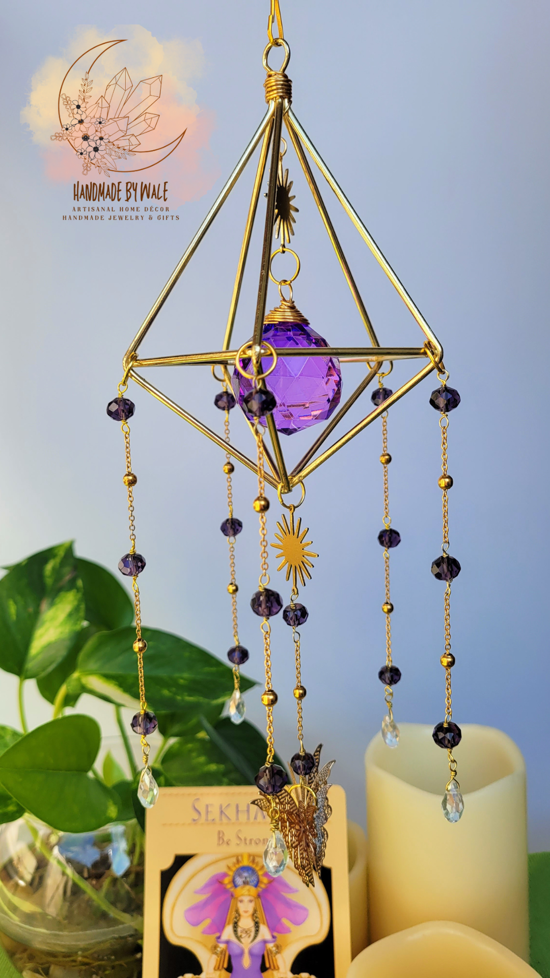 Holy Amethyst Suncatcher